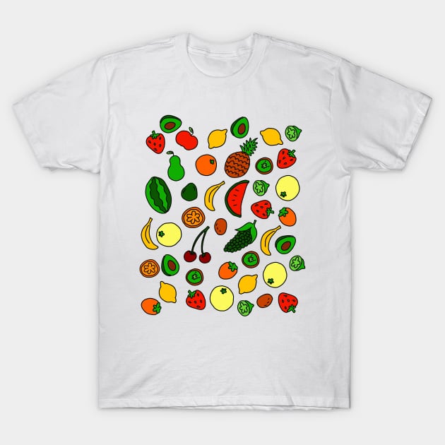 Fruits T-Shirt by lucamendieta